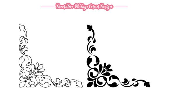 Antique Corner Frame Vector Guide
