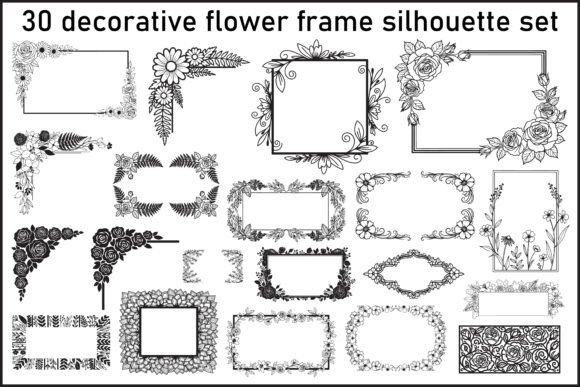 Choosing the Right Design Assets: A Practical Guide to 30 Decorative Flower Frame Silhouettes