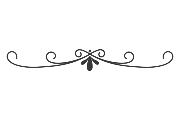 Curly Decorative Divider: Calligraphic S