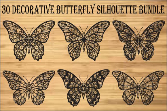 Decorative Butterfly SVG Bundle