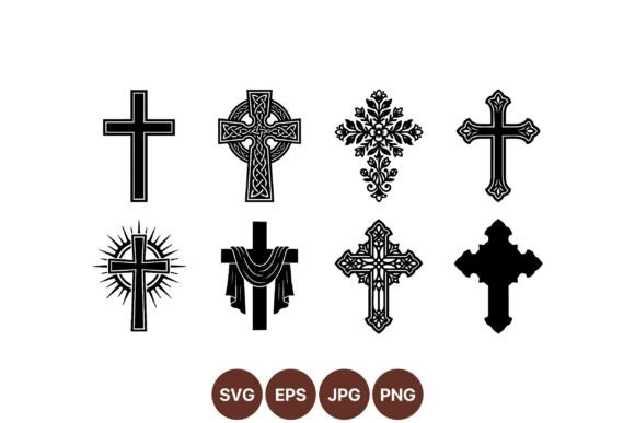 Decorative Christian Cross Designs: A Guide to Celtic, Floral, and Sunburst Vector Art