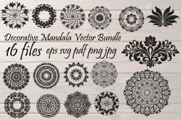 Decorative Mandala Bundle for Crafters