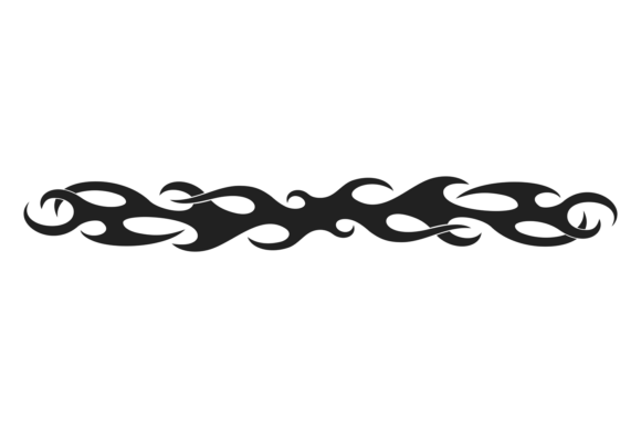 Decorative Vinyl Decal Black Shape. Orna: A Design and Application Guide