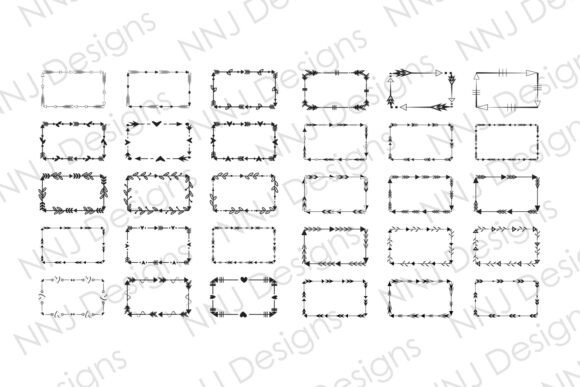 Elevate Designs with 30 Rectangle Frames