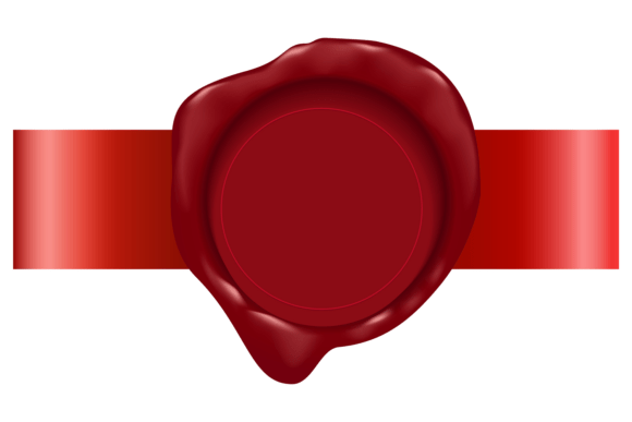 Elevate Designs with Red Ribbon Seals