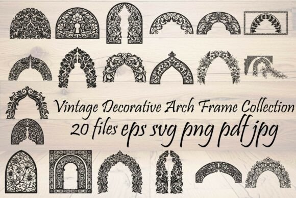 Elevate Your Creative Projects with the Vintage Decorative Arch Frame Collection