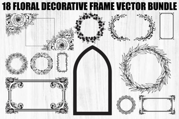 Elevating Visual Storytelling: The Strategic Value of the Floral Decorative Frame Bundle