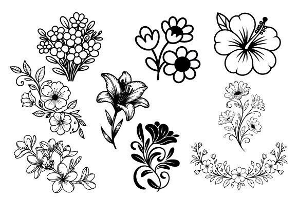 Elevating Your Creative Projects with Floral Ornaments and Flower Decorative Designs
