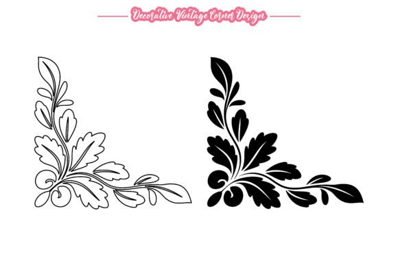 Enhancing Visual Identity with Retro Style Decorative Corner Frames