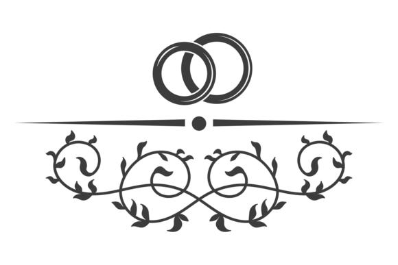 Enhancing Wedding Invitations with Decorative Dividers and Filigree Elements