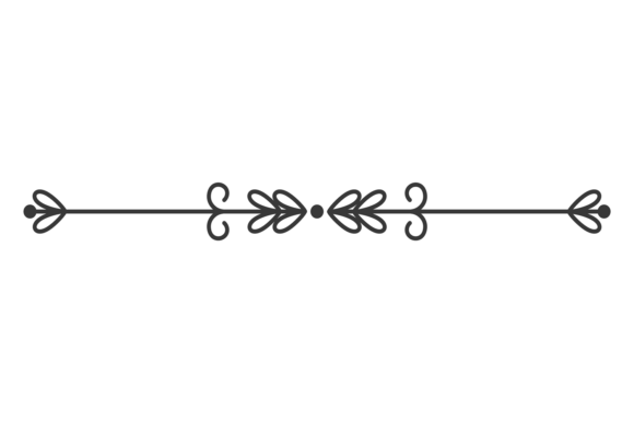 Hand Drawn Divider. Decorative Black Lin: Integrating Organic Elements into Digital Workflows