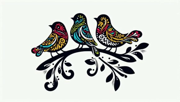 Integrating Decorative Vector Birds into Modern Design Projects