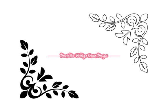 Integrating the Decorative Scroll Corner Border Vector into Professional Design Workflows