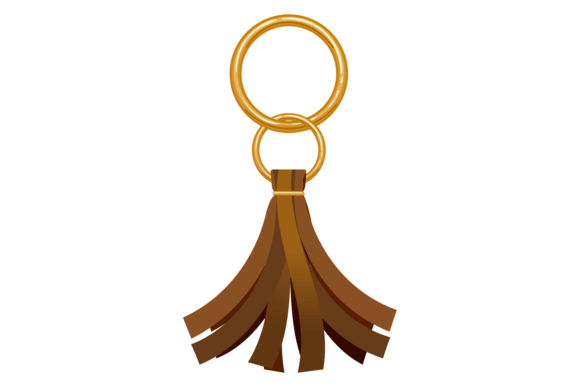 Leather Fringe. Decorative Trinket Brush: Elevating Everyday Aesthetics