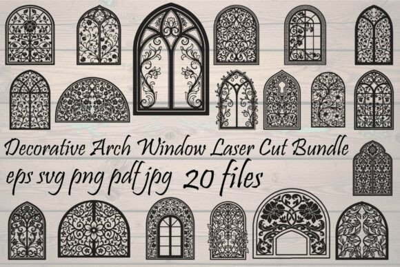 Mastering the Decorative Arch Window Bundle for Precision Crafting