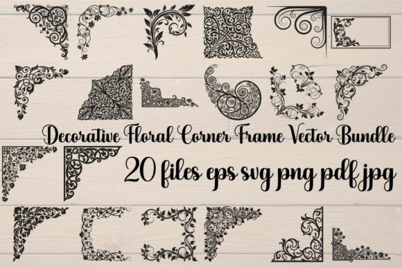 Understanding the Decorative Floral Corner Frame Vector for Professional Design
