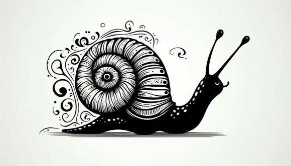 Unlocking Creative Potential with Happy Decorative Snail Digital Art