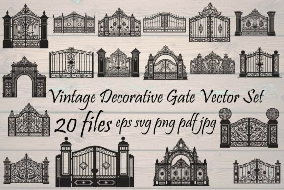 Vintage Decorative Gate Vector Set: A Practical Guide for Creators and Makers